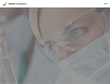 Tablet Screenshot of premiervalidation.com